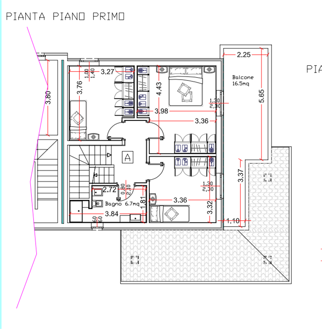 Planimetria Piano Primo